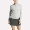 Damska bluza golfowa z długim rękawem, zaprojektowana z wykorzystaniem technologii Vector Jacquard, z zamkiem 1/4 Damska bluza golfowa z długim rękawem, zaprojektowana z wykorzystaniem technologii Vector Jacquard, z zamkiem 1/4