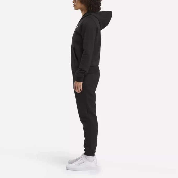 Damska bluza z kapturem Reebok Identity Small Logo Fleece Full-Zip Damska bluza z kapturem Reebok Identity Small Logo Fleece Full-Zip