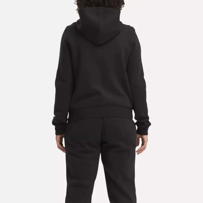 Damska bluza z kapturem Reebok Identity Small Logo Fleece Full-Zip Damska bluza z kapturem Reebok Identity Small Logo Fleece Full-Zip