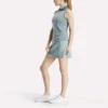 Damska koszulka golfowa polo bez rękawów z tonacyjnym wzorem Vector Jacquard Damska koszulka golfowa polo bez rękawów z tonacyjnym wzorem Vector Jacquard
