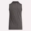 Damska koszulka golfowa polo bez rękawów z tonacyjnym wzorem Vector Jacquard Damska koszulka golfowa polo bez rękawów z tonacyjnym wzorem Vector Jacquard