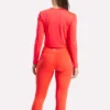 Damska koszulka z długim rękawem Core Slim Fit Crop Damska koszulka z długim rękawem Core Slim Fit Crop