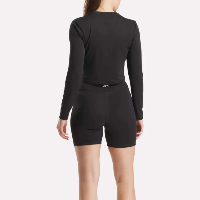 Damska koszulka z długim rękawem Core Slim Fit Crop Damska koszulka z długim rękawem Core Slim Fit Crop