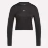 Damska koszulka z długim rękawem Core Slim Fit Crop Damska koszulka z długim rękawem Core Slim Fit Crop