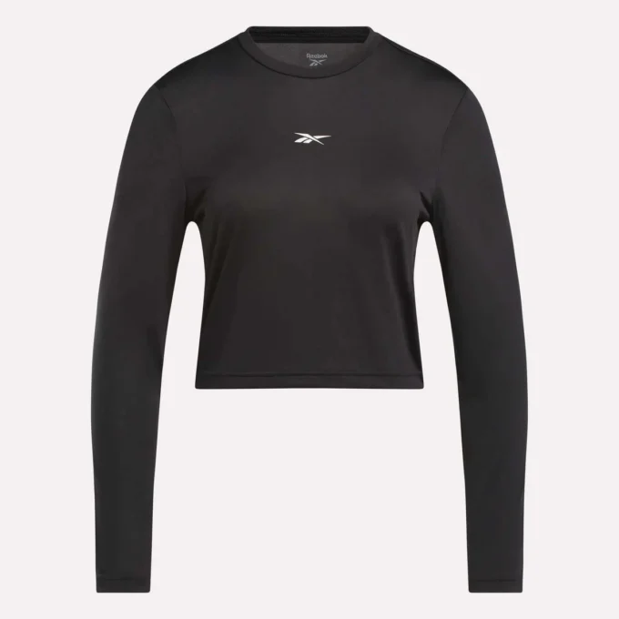 Damska koszulka z długim rękawem Core Slim Fit Crop Damska koszulka z długim rękawem Core Slim Fit Crop