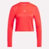 Damska koszulka z długim rękawem Core Slim Fit Crop Damska koszulka z długim rękawem Core Slim Fit Crop