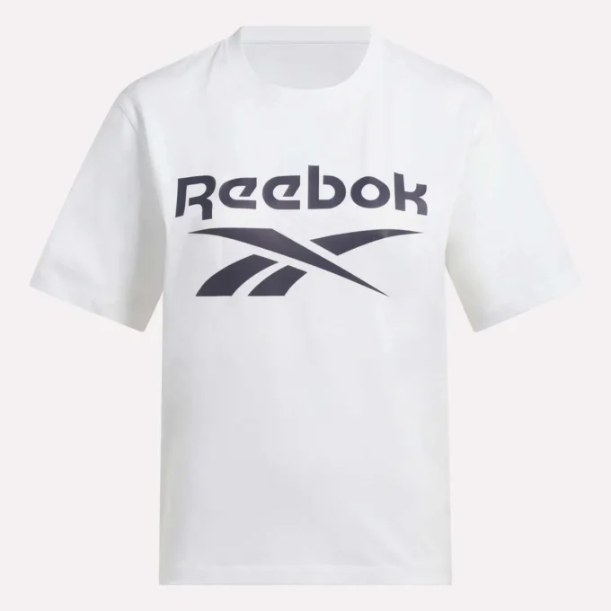 Damska koszulka z dużym logo i krótkim rękawem Damska koszulka z dużym logo i krótkim rękawem