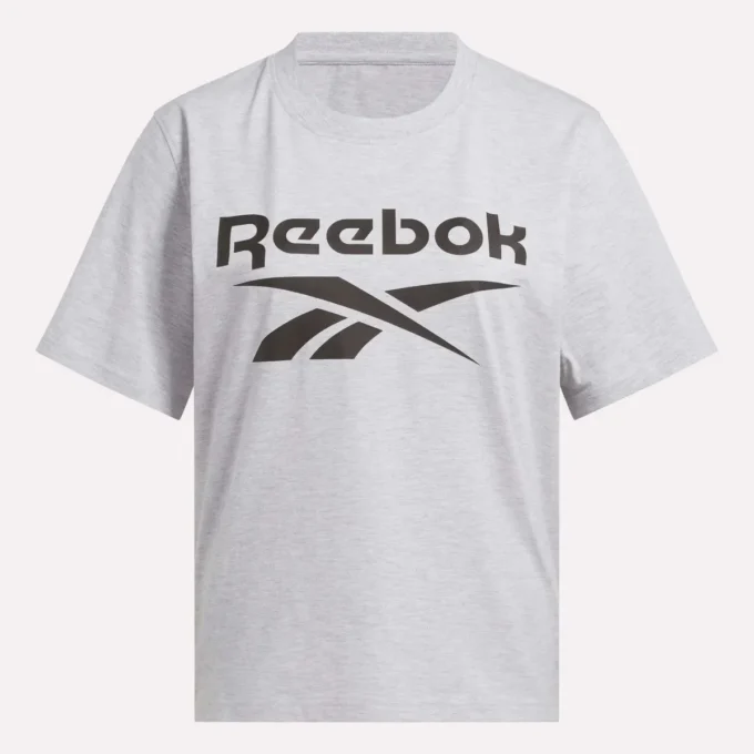 Damska koszulka z dużym logo i krótkim rękawem Damska koszulka z dużym logo i krótkim rękawem