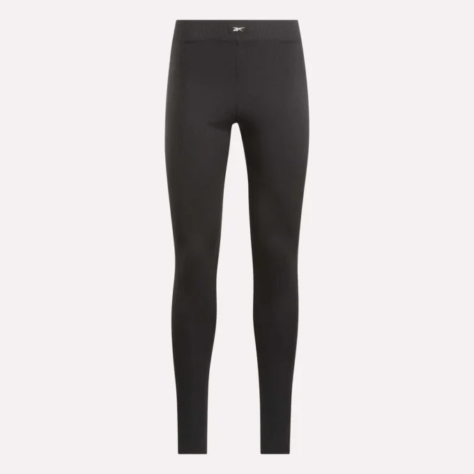Damska legginsy z prążkowanym ściągaczem Damska legginsy z prążkowanym ściągaczem
