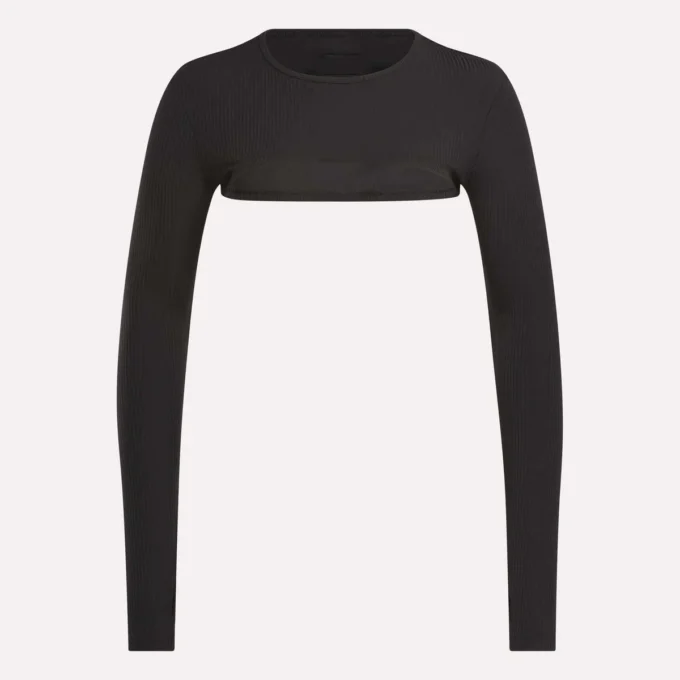 Damski sweter z prążkowanej dzianiny Damski sweter z prążkowanej dzianiny