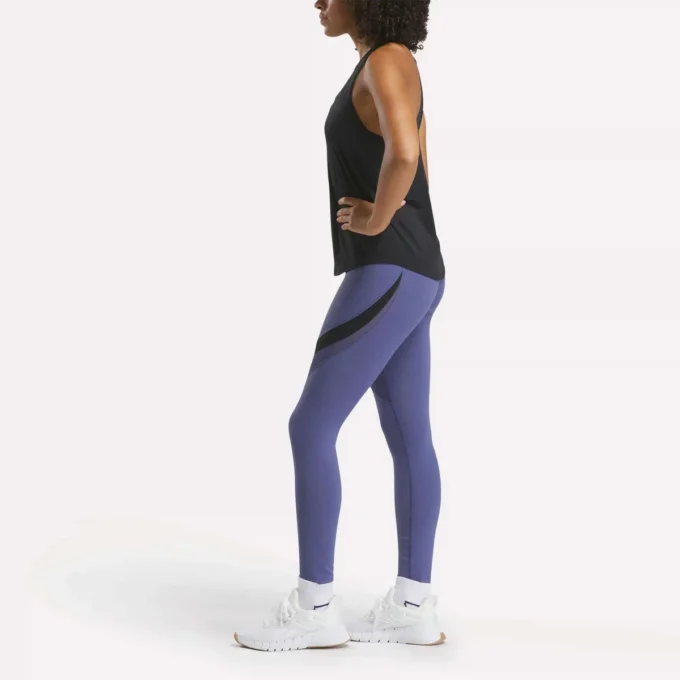 Damskie legginsy Lux Colorblock High-Rise 7/8 Damskie legginsy Lux Colorblock High-Rise 7/8