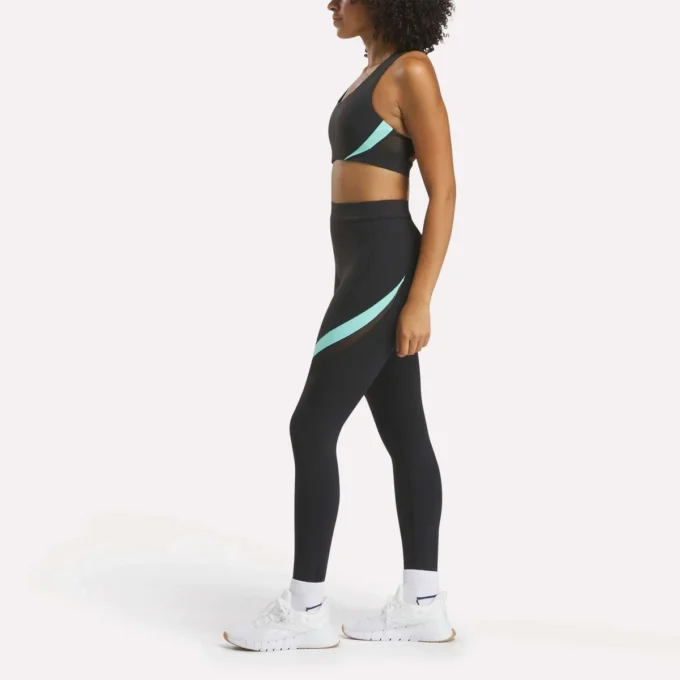 Damskie legginsy Lux Colorblock High-Rise 7/8 Damskie legginsy Lux Colorblock High-Rise 7/8