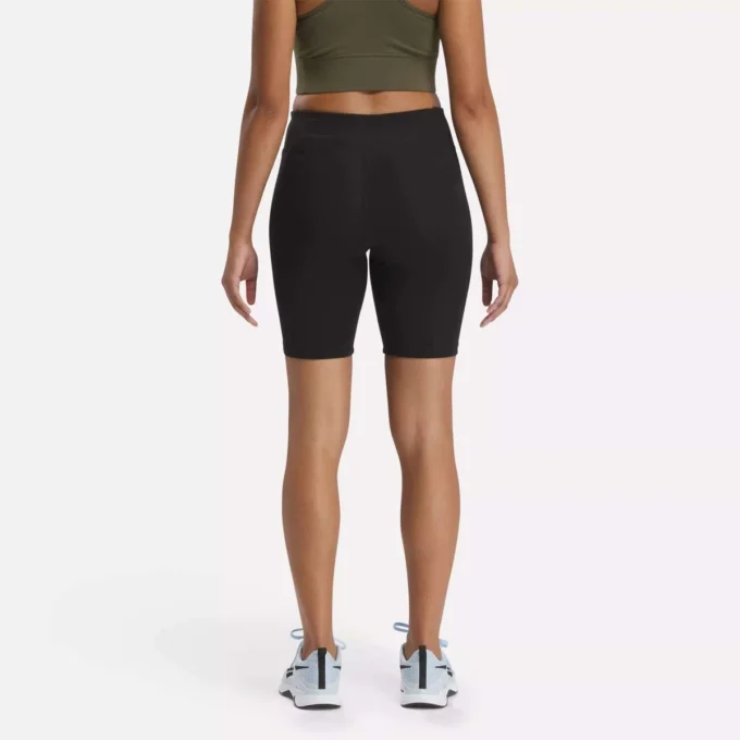 Damskie spodenki rowerowe Reebok Identity Small Logo Cotton Bike Short 7″ Damskie spodenki rowerowe Reebok Identity Small Logo Cotton Bike Short 7″