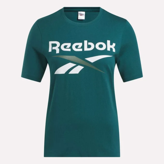 Dwukolorowa koszulka damska z krótkim rękawem i logo Dwukolorowa koszulka damska z krótkim rękawem i logo