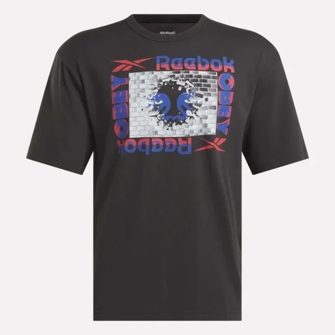 Koszulka z nadrukiem Reebok x OBEY Koszulka z nadrukiem Reebok x OBEY