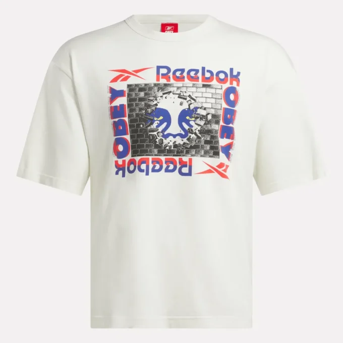 Koszulka z nadrukiem Reebok x OBEY Koszulka z nadrukiem Reebok x OBEY