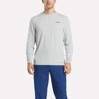 Męska bluza golfowa z długim rękawem