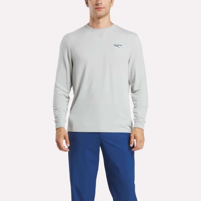 Męska bluza golfowa z długim rękawem Męska bluza golfowa z długim rękawem