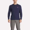 Męska bluza golfowa z długim rękawem Męska bluza golfowa z długim rękawem