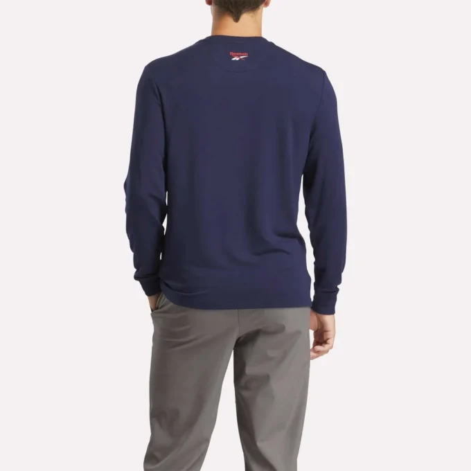 Męska bluza golfowa z długim rękawem Męska bluza golfowa z długim rękawem