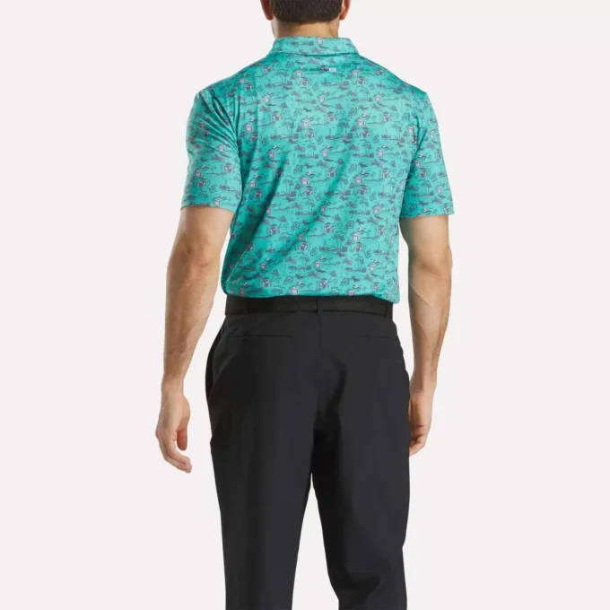 Męska koszulka polo Gator Golf z krótkim rękawem Męska koszulka polo Gator Golf z krótkim rękawem