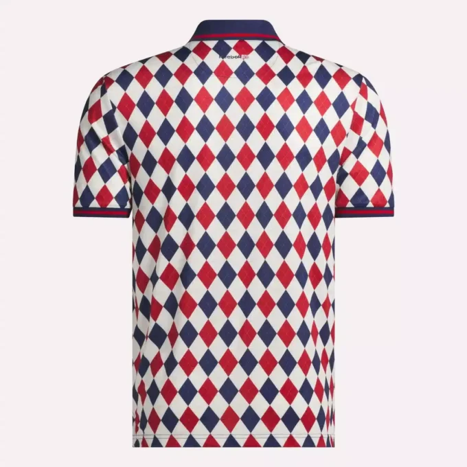 Męska koszulka polo z krótkim rękawem i nadrukiem Vector Argyle Męska koszulka polo z krótkim rękawem i nadrukiem Vector Argyle