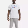 Męska koszulka Reebok Identity Big Stacked Logo Męska koszulka Reebok Identity Big Stacked Logo