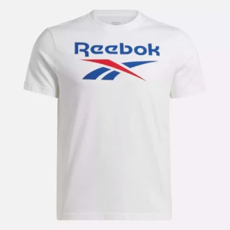 Męska koszulka Reebok Identity Big Stacked Logo