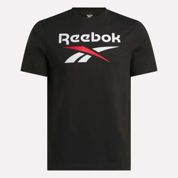 Męska koszulka Reebok Identity Big Stacked Logo Męska koszulka Reebok Identity Big Stacked Logo