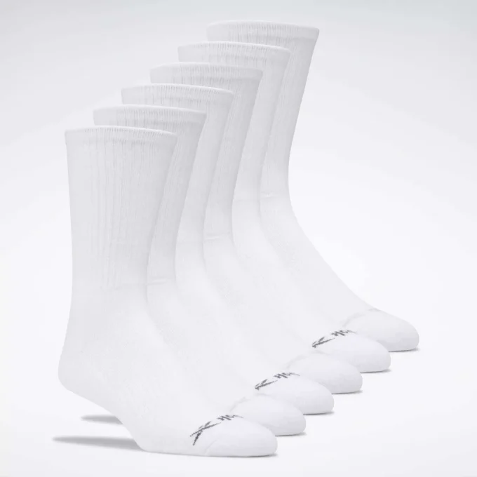 Męskie skarpety Reebok Basic Crew, 6 par Męskie skarpety Reebok Basic Crew, 6 par