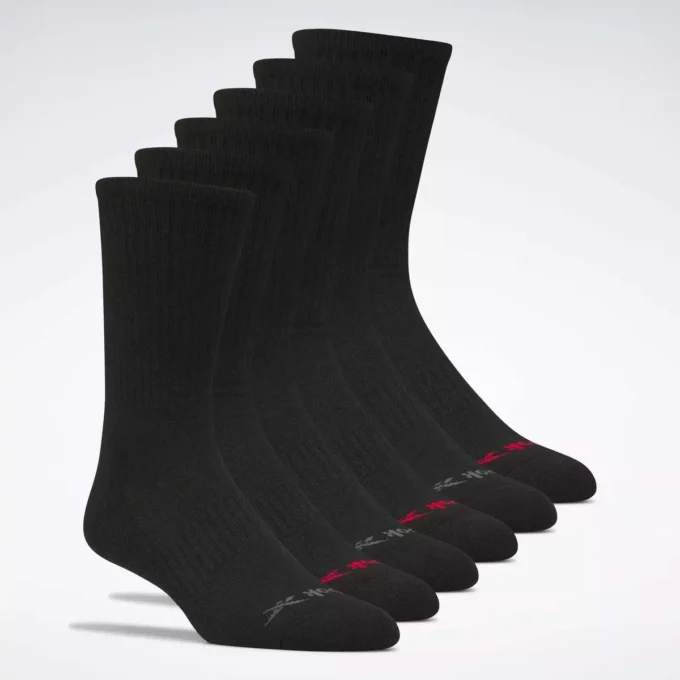 Męskie skarpety Reebok Basic Crew, 6 par Męskie skarpety Reebok Basic Crew, 6 par
