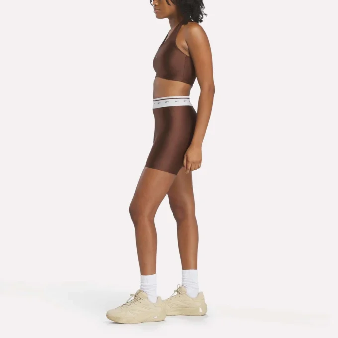 Reebok x Angel Reese Biustonosz damski z wiązaniem na szyi Reebok x Angel Reese Biustonosz damski z wiązaniem na szyi